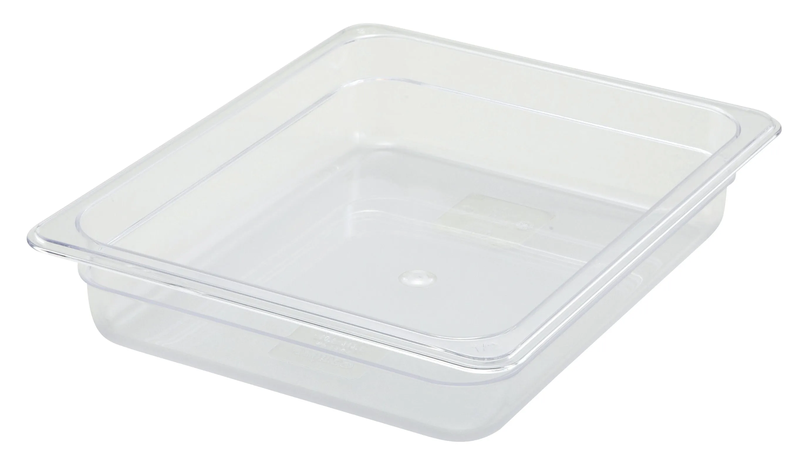 1/2 Size, 2.5" PC Clear Food Pan
