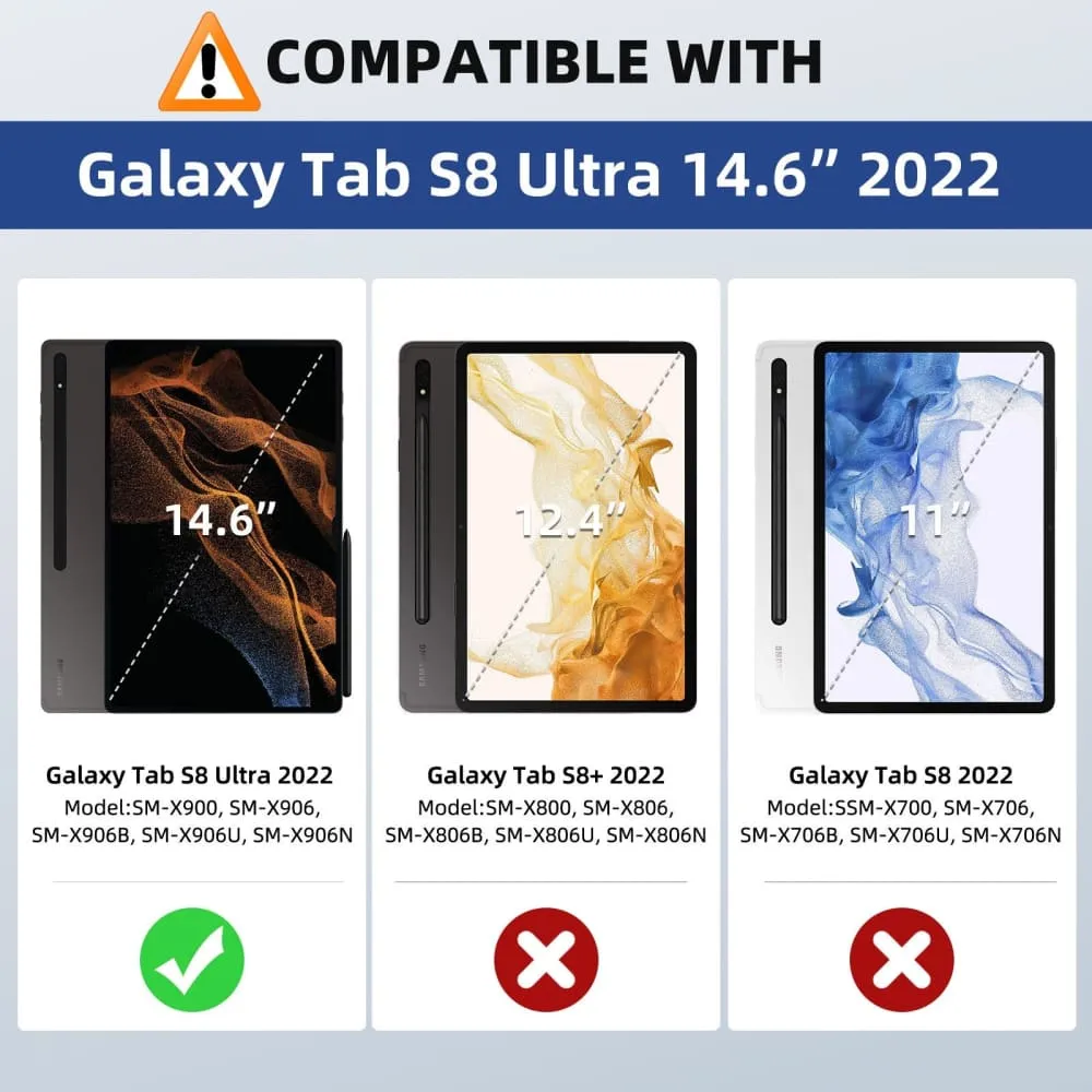 2pack Like Paper Screen Protector for Samsung Galaxy Tab S8 Ultra 14.6"
