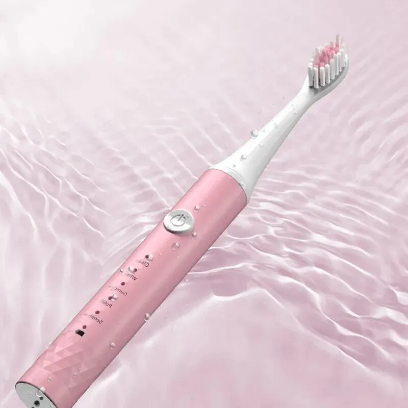 Adult Blue Pink Sonic Electric Toothbrush Adult 5-gear Mode Usb Charging Ipx7 Waterproof Sonic Electric Toothbrush
