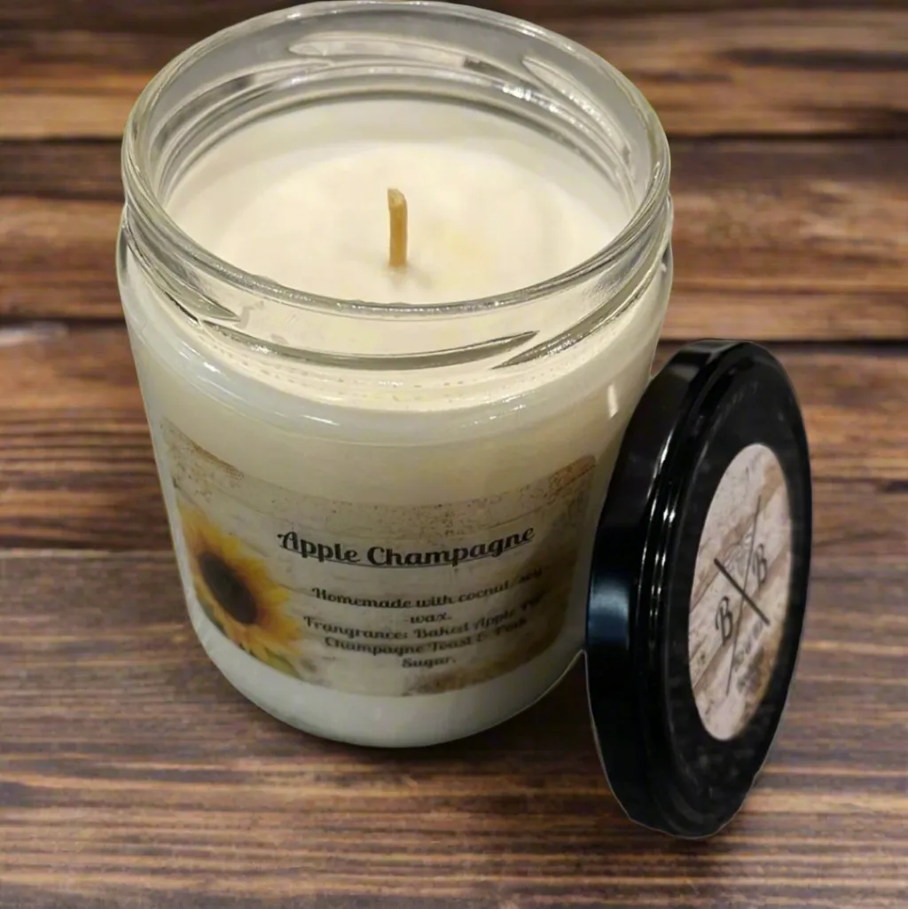 Apple Champagne Candle