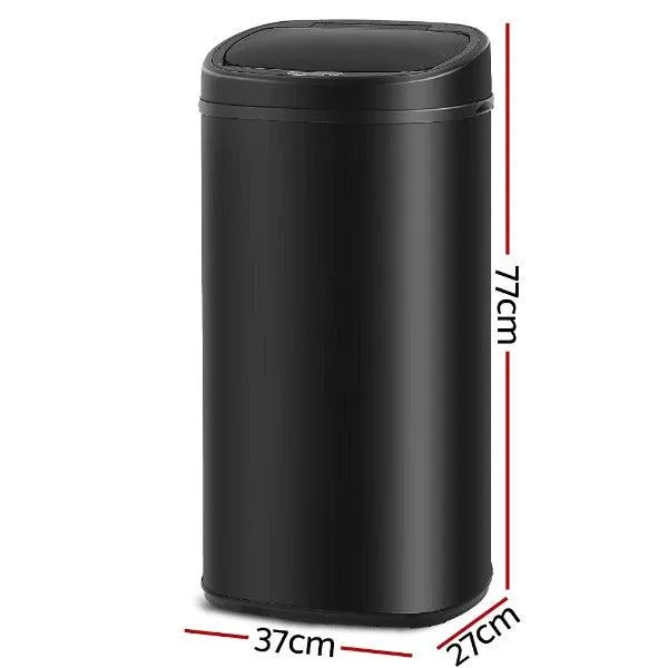 Automatic Motion Sensor Rubbish Bin 68L - Black
