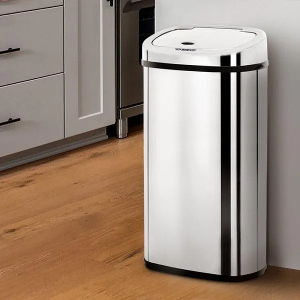 Automatic Motion Sensor Rubbish Bin 68L - Stainless Steel