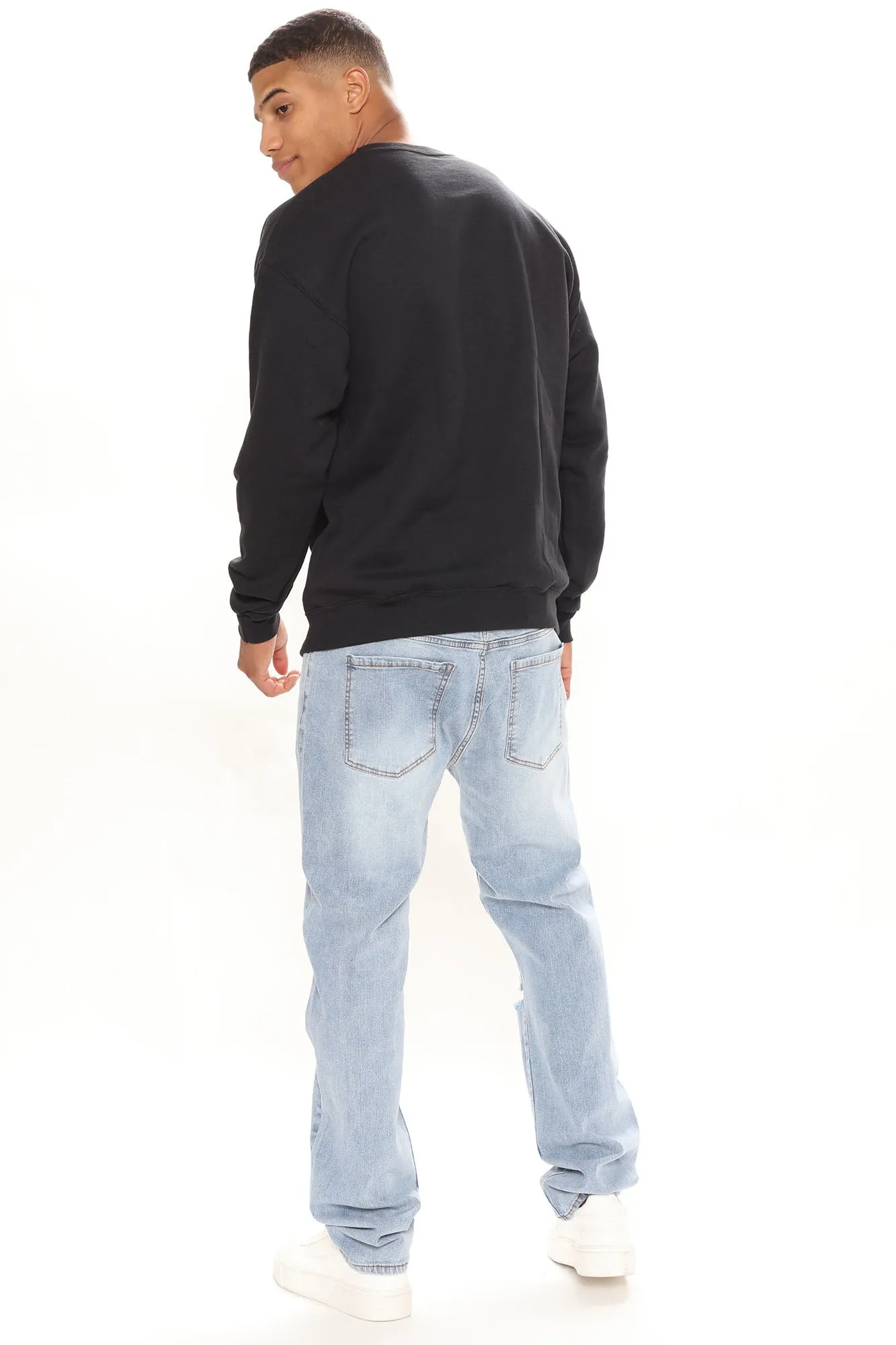 Baked Af Crewneck Sweatshirt - Black