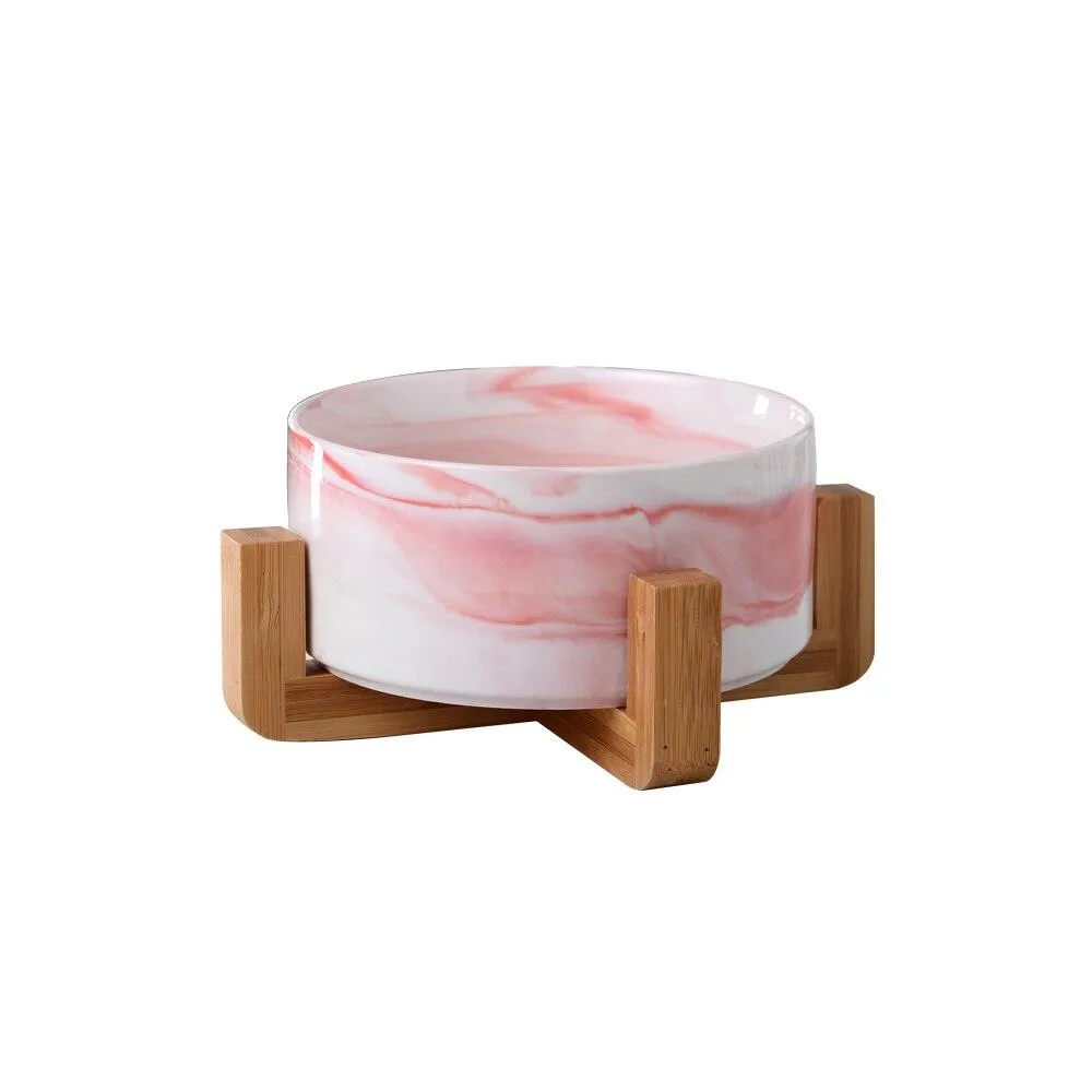 Ceramic Elevated Bowl for Pets