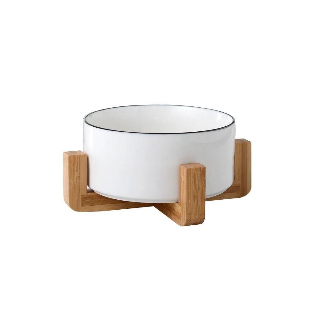 Ceramic Elevated Bowl for Pets