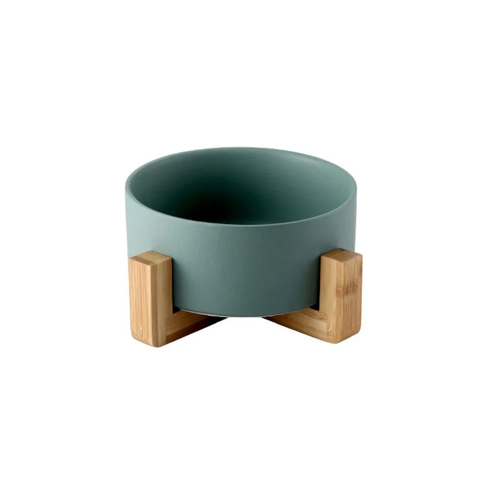 Ceramic Elevated Bowl for Pets