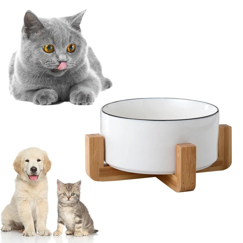 Ceramic Elevated Bowl for Pets