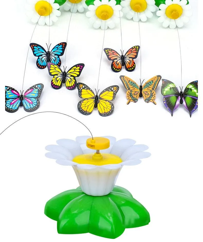 Electric Colorful Butterfly Toy for Pets