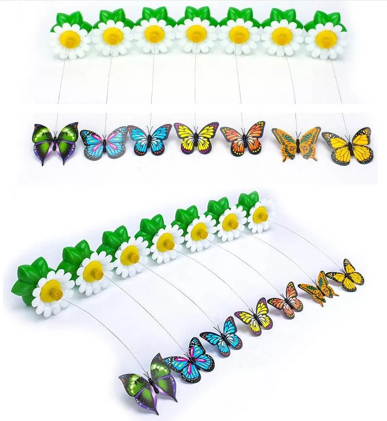 Electric Colorful Butterfly Toy for Pets