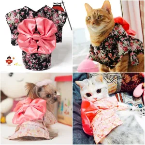 Floral Print Costumes For Pets