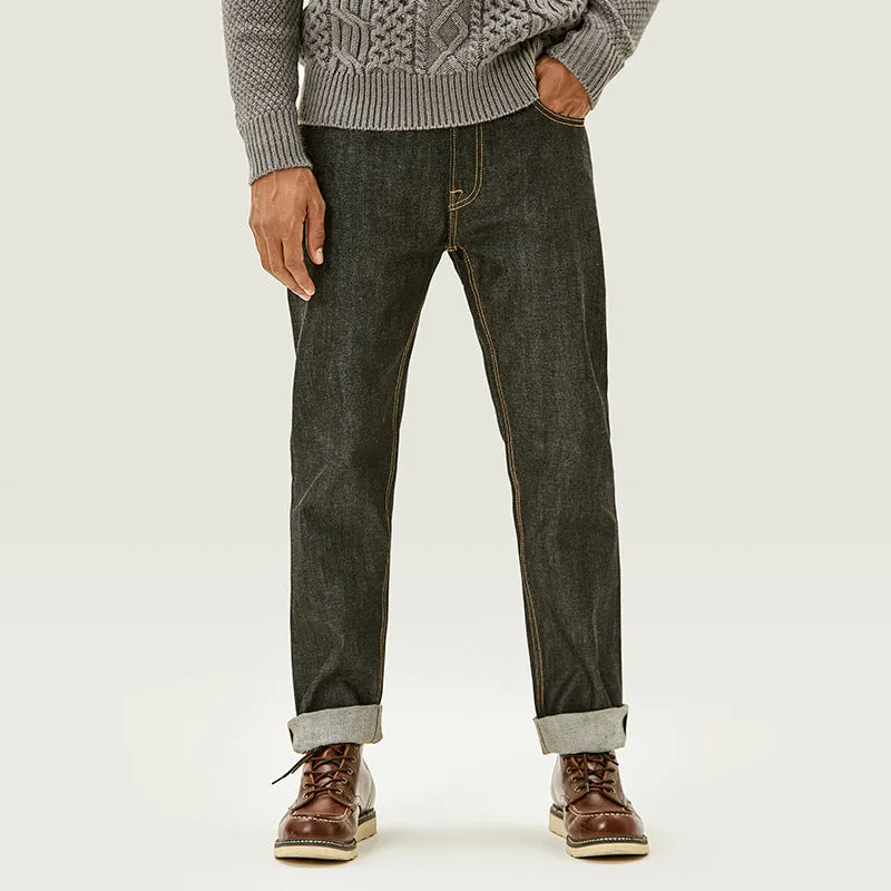 Men's Denim Straight-leg Jeans