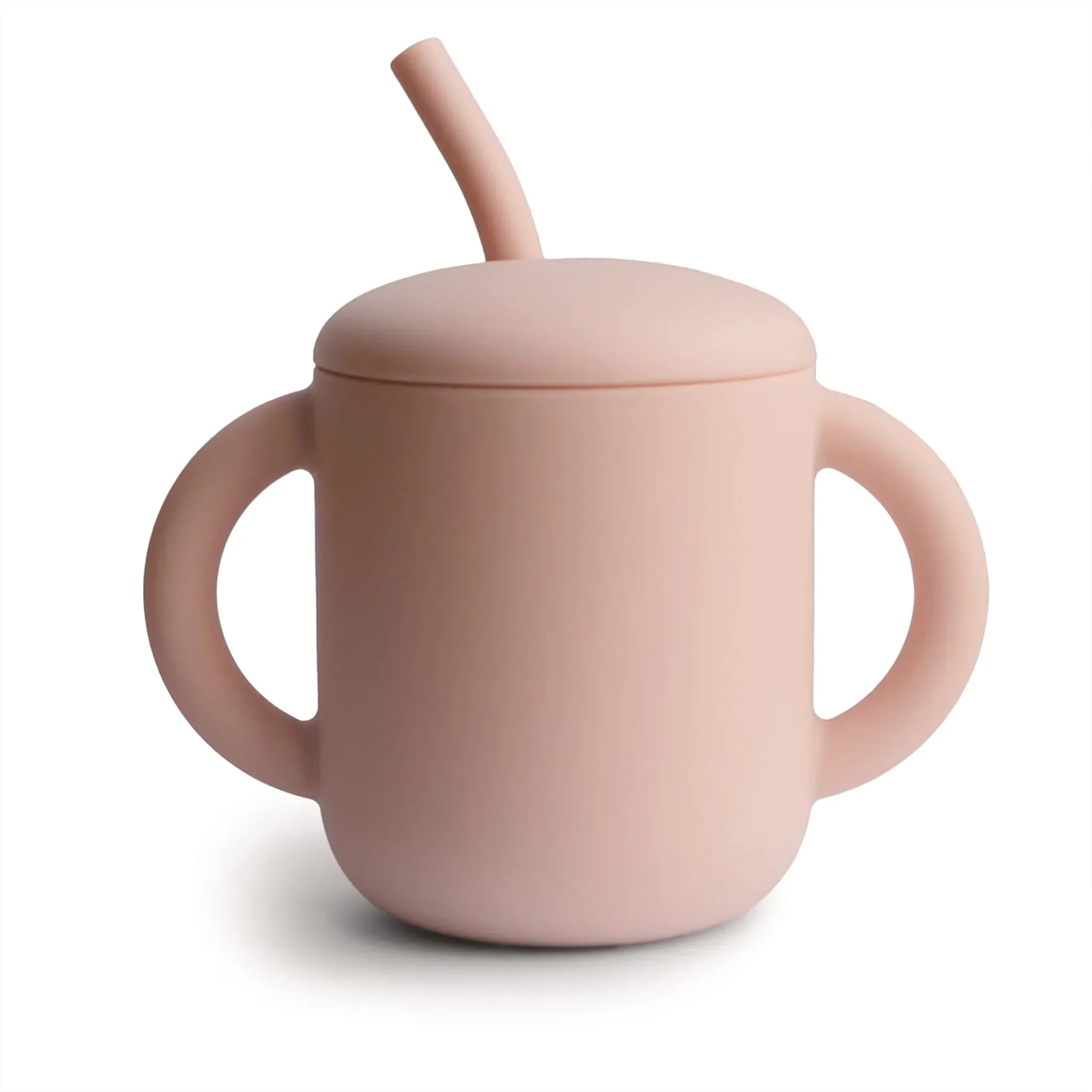 Mushie Silicone Training Cup with Straw