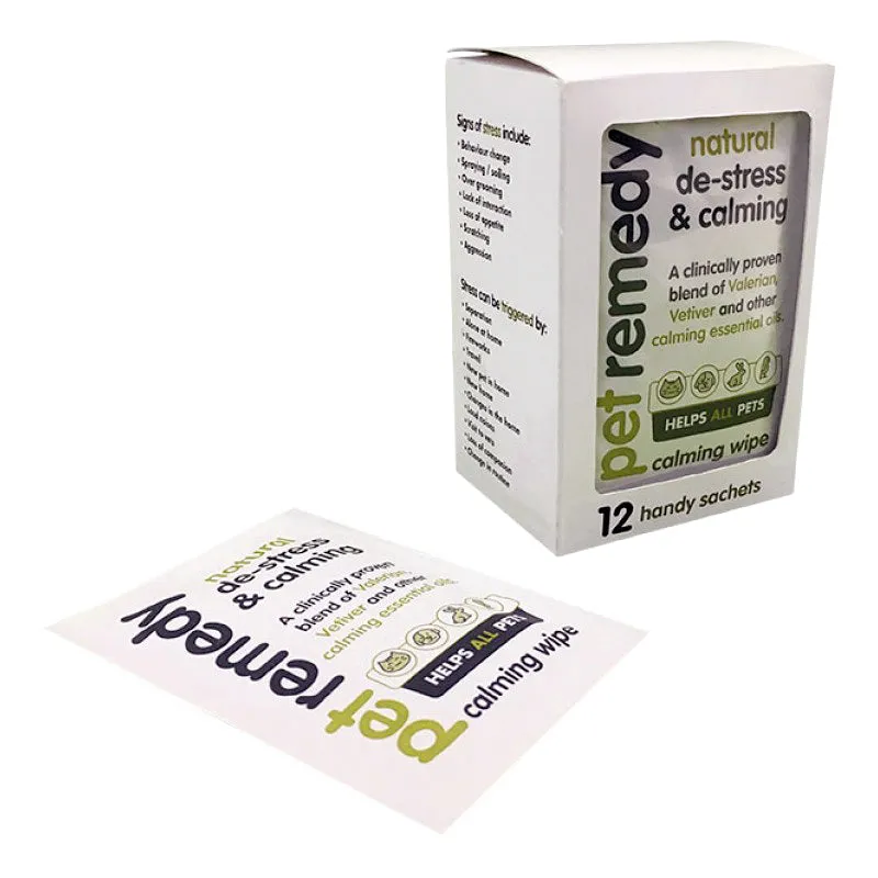 Pet Remedy Calming Wipes (12pack)