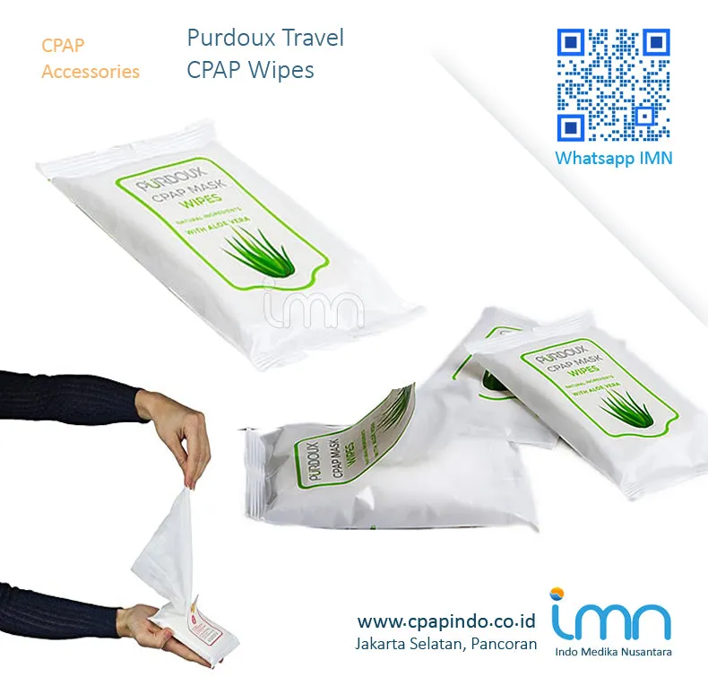 Purdoux Travel CPAP Wipes