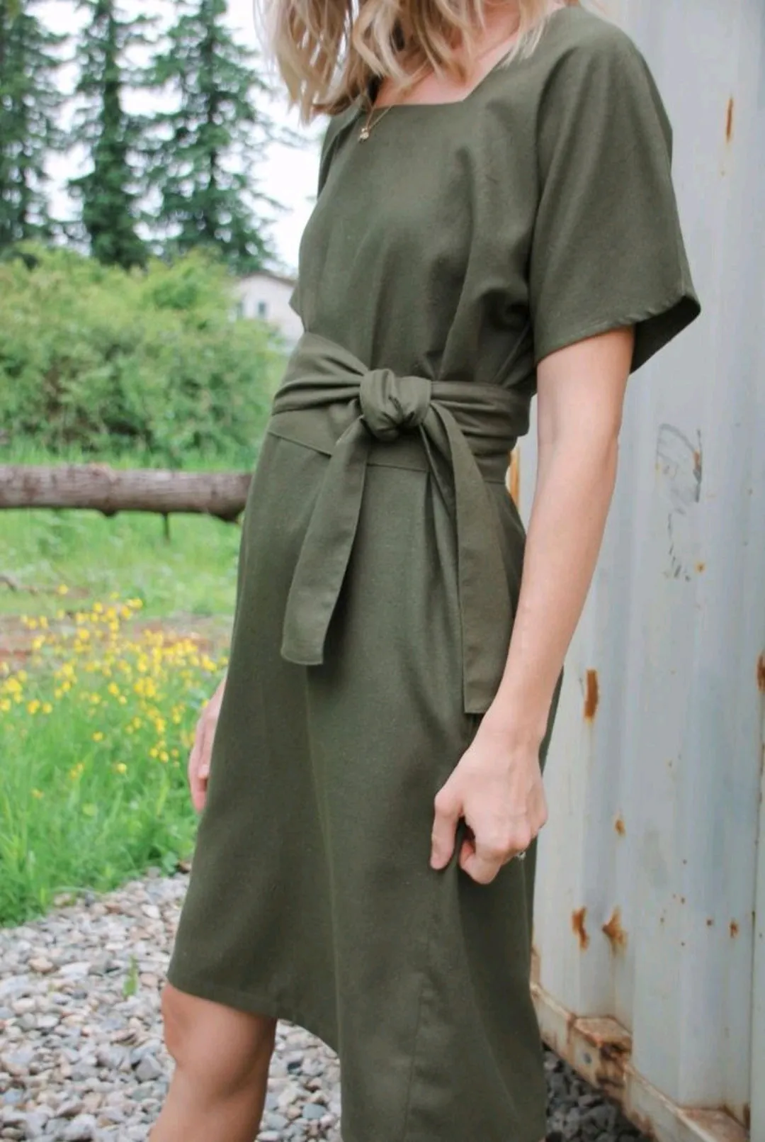 The Sasha Dress - Raw Silk