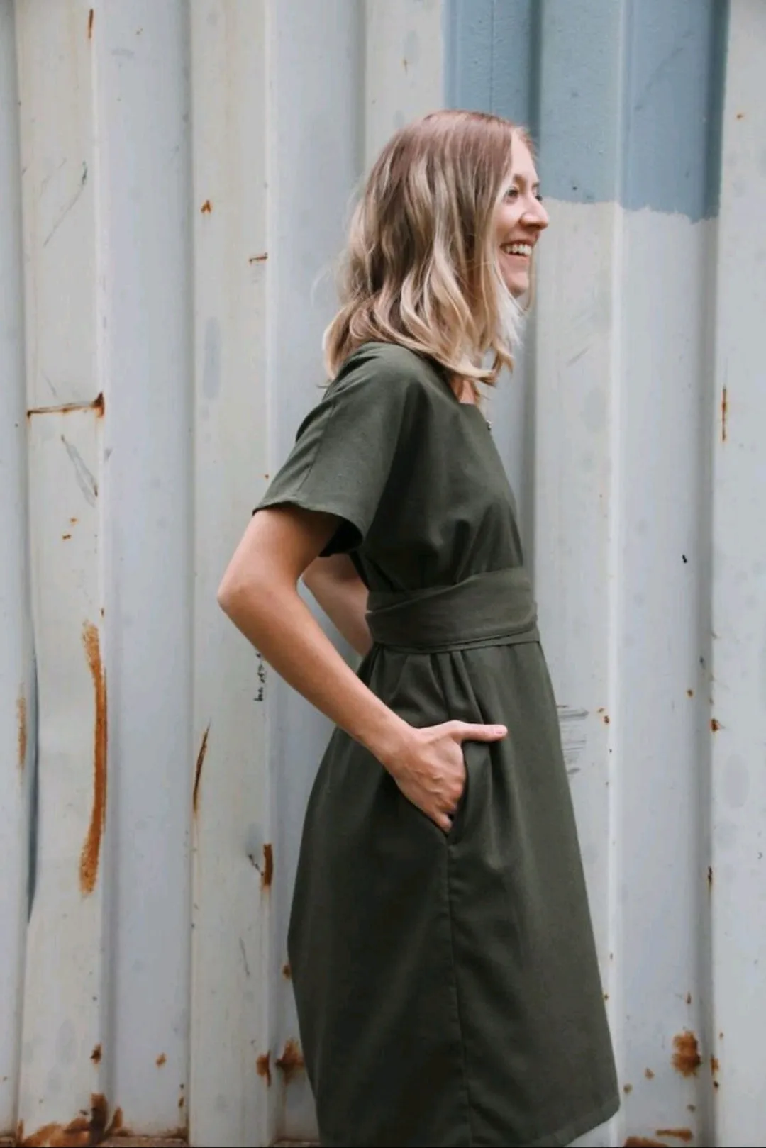 The Sasha Dress - Raw Silk