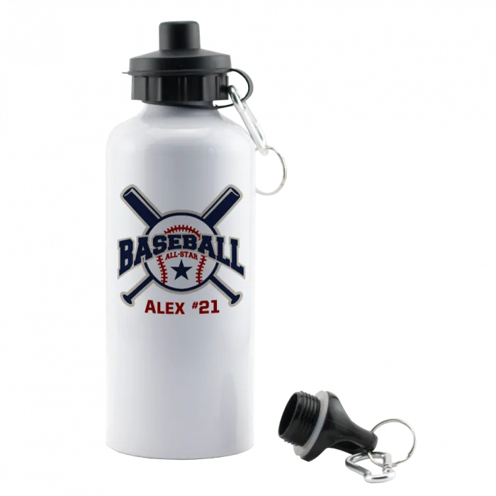 White Aluminum Water Bottle